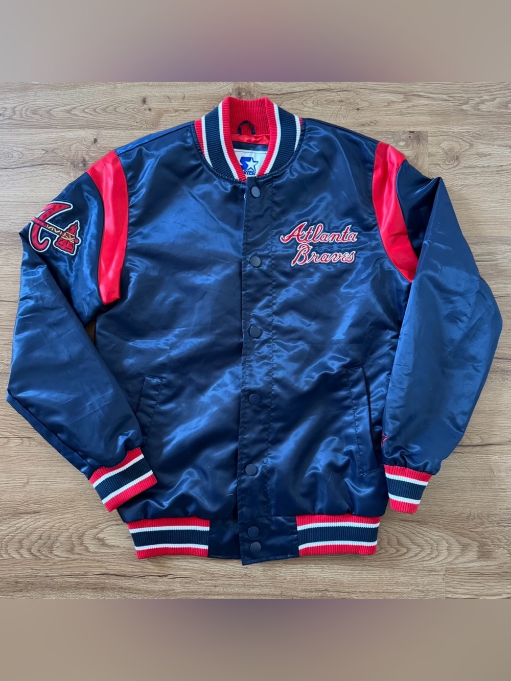Atlanta Braves Starter Jacket Size Small
